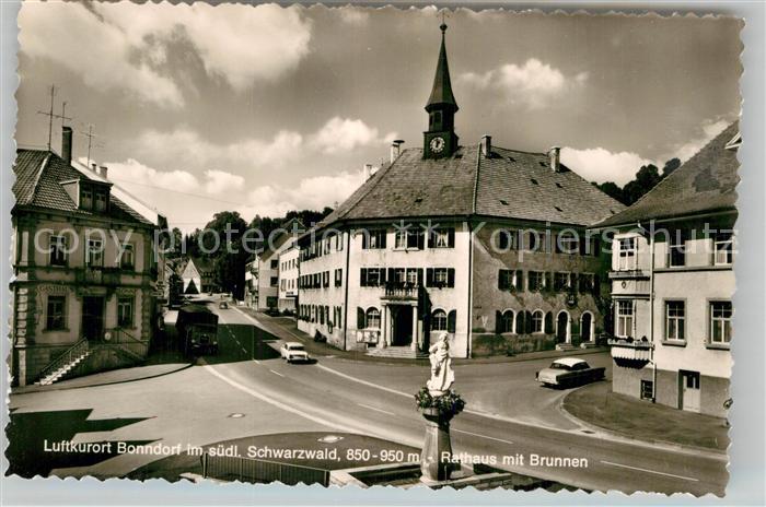 Bonndorf Schwarzwald Rathaus Brunnen