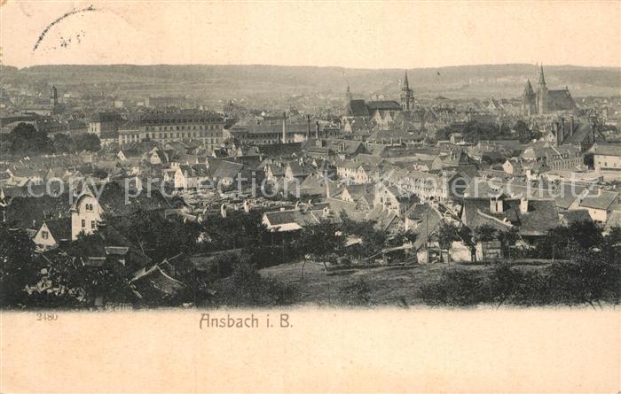 Ansbach Mittelfranken Gesamtansicht