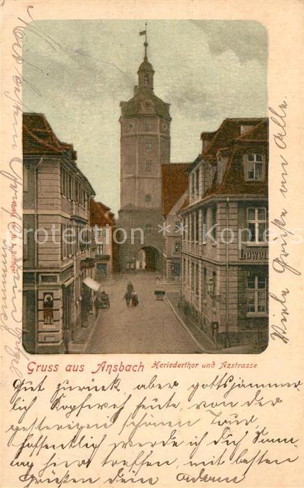 Ansbach Mittelfranken Herriedertor