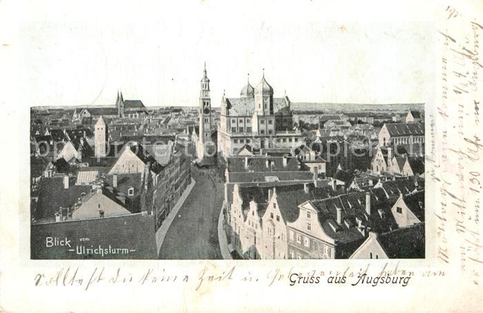 Augsburg Blick vom Ulrichsturm