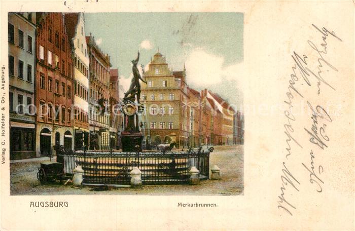 Augsburg Merkurbrunnen