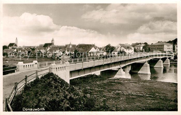 Donauwoerth Bayern Donaubruecke