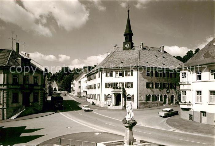Bonndorf Schwarzwald Rathaus Brunnen