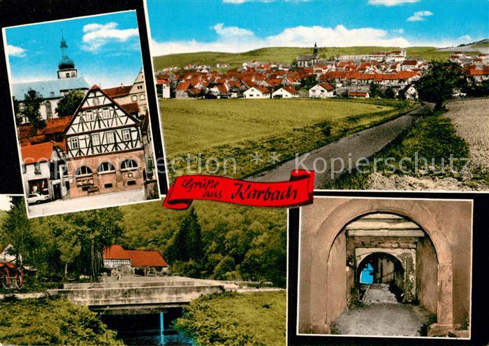 Karbach Teilansicht Stadttor