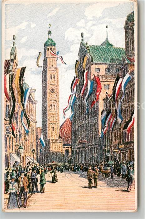 Augsburg Rathaus Perlachturm