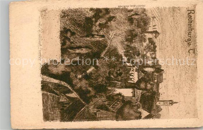 Rothenburg Tauber Teilansicht