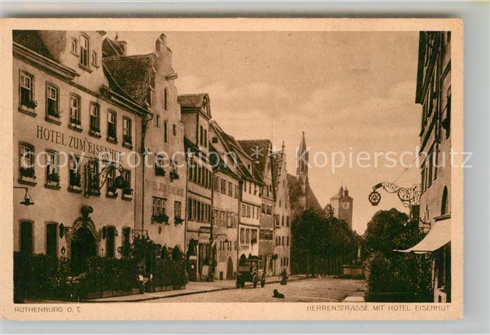 Rothenburg Tauber Herrenstrasse Hoteel Eisenhut