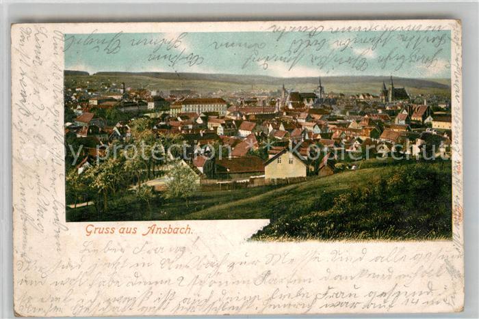 Ansbach Mittelfranken Gesamtansicht