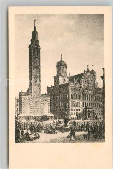 AUGSBURG  CITY Rathaus Perlachturm