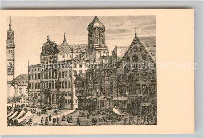AUGSBURG  CITY Rathaus Perlachturm