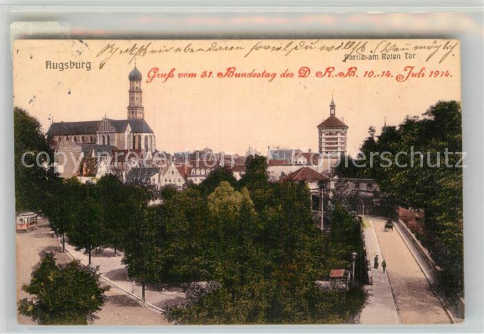 Augsburg partie am Roten Tor