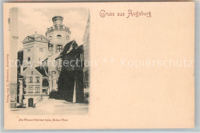 AUGSBURG  CITY Wassert?rme beim Roten Tor