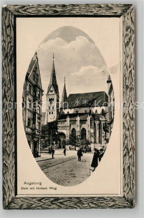 Augsburg Dom mit Hohem Weg