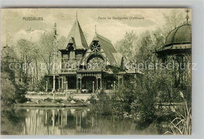Augsburg Partie im Stadtgarten Caf?haus