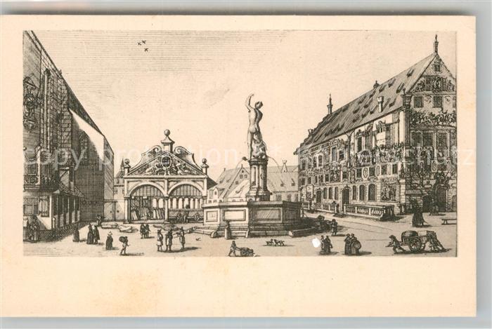 Augsburg Die Schrand und das Weberhaus