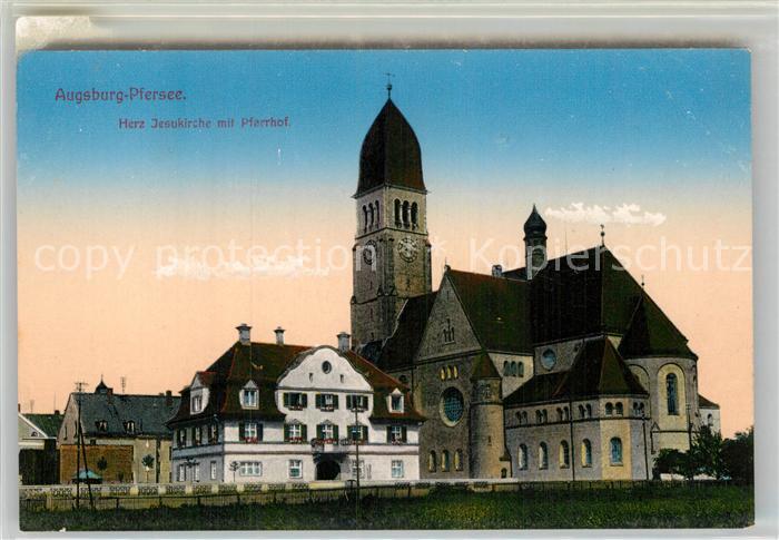 Pfersee Herz Jesukirche Pfarrhof