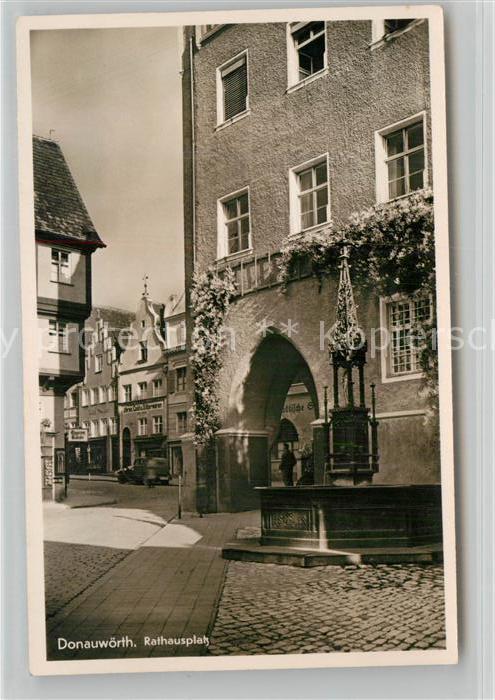 Donauwoerth Bayern Rathausplatz