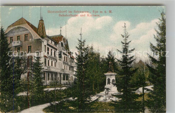 Bonndorf Schwarzwald Bahnhofshotel Kurhaus