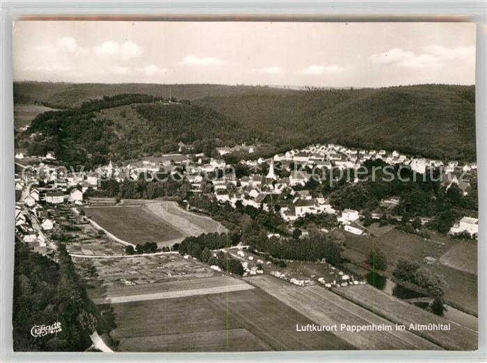 Pappenheim Mittelfranken Fliegeraufnahme
