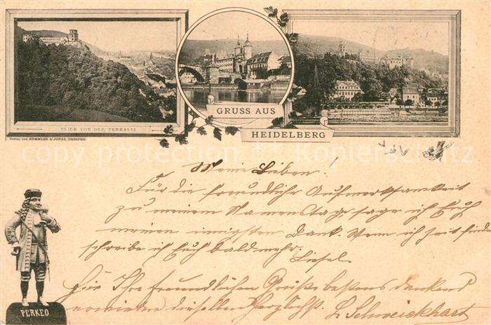 Heidelberg Neckar Schloss Teilansicht