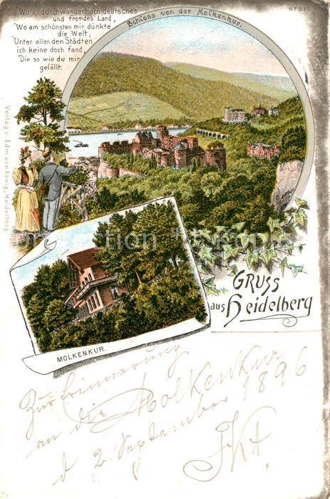 Heidelberg Neckar Schloss Molkenkur