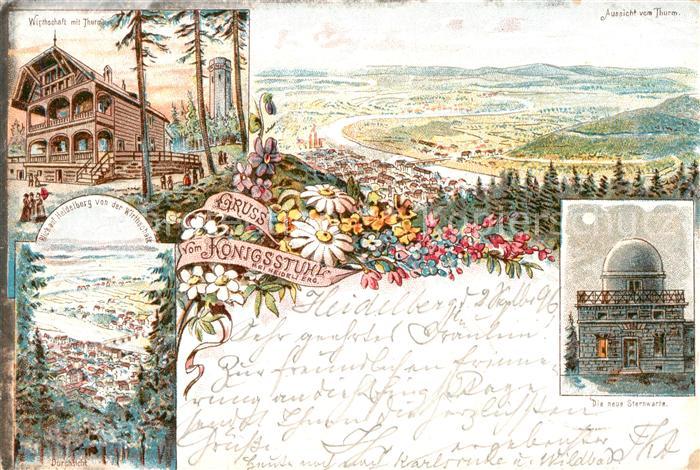 Heidelberg Neckar Koenigstuhl Sternenwarte