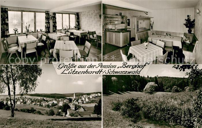 Luetzenhardt Gasthof Pension Berghof Panorama Fremdenzimmer