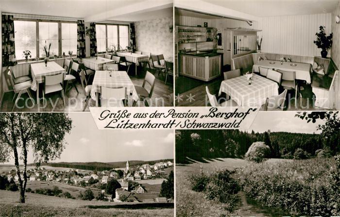 Luetzenhardt Gasthof Pension Berghof Panorama Fremdenzimmer