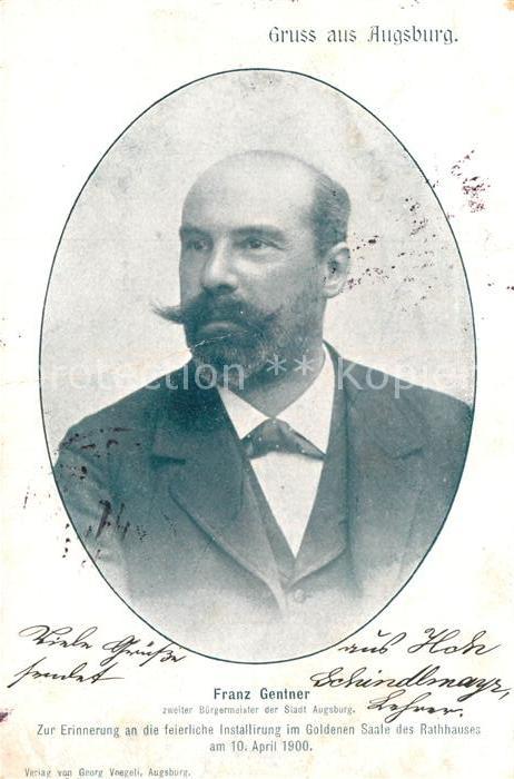 Augsburg Franz Gentner