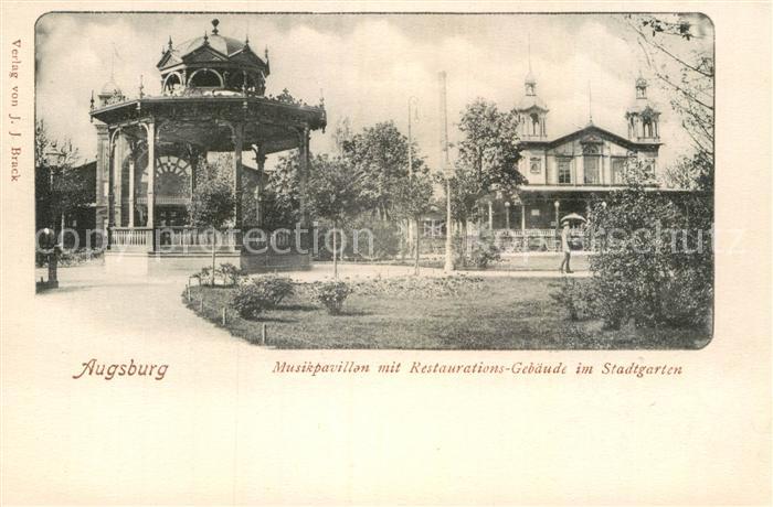 AUGSBURG  CITY Musikpavillon Restaurant im Stadtgarten