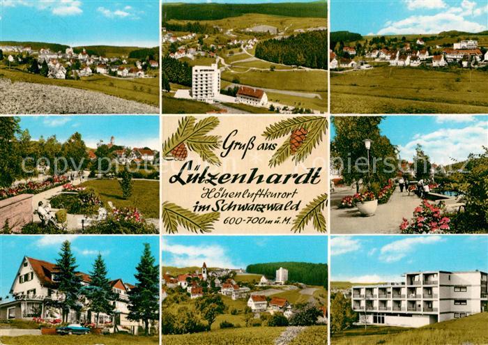 Luetzenhardt Kurpark Teilansicht Hochhaus