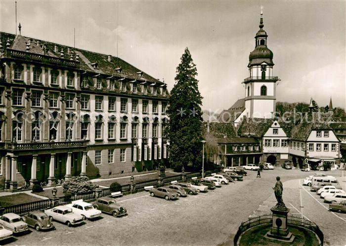 Erbach Odenwald Marktplatz Stadtkirche