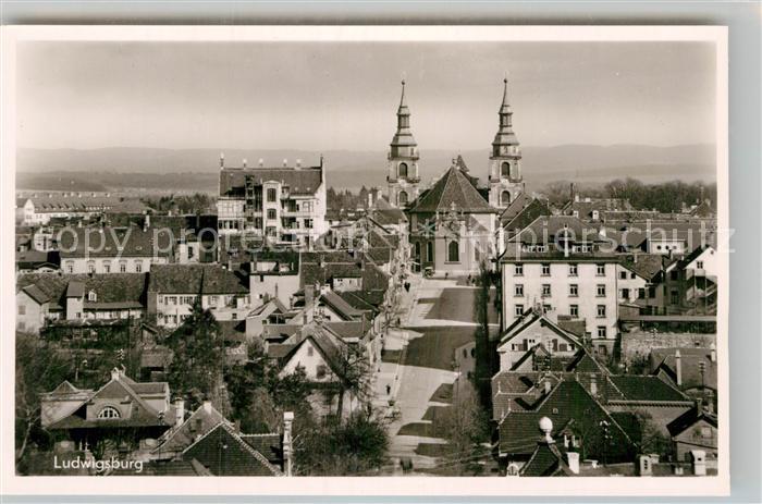 Ludwigsburg Wuerttemberg Teilansicht