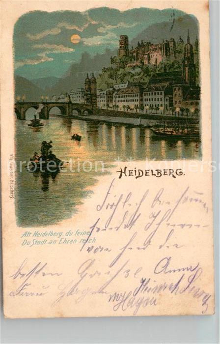 Heidelberg Neckar Altstadt