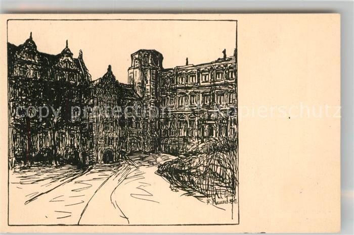 Heidelberg Neckar Schlosshof