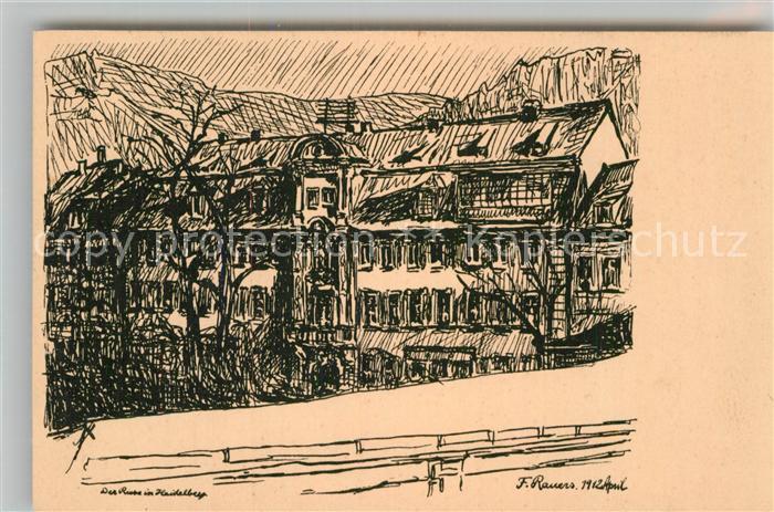 Heidelberg Neckar Haus zum Riesen