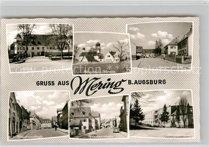 Mering Schwaben Schloss Franziskus Kapelle Luitpoldstrasse Krankenhaus