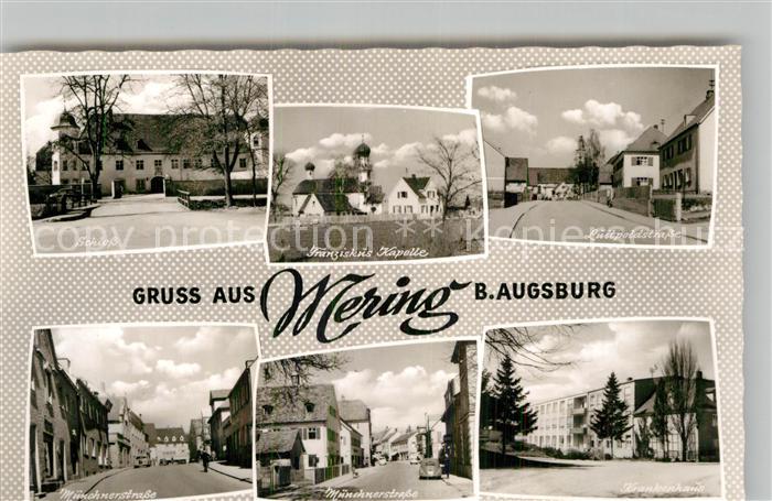 Mering Schloss Franziskus Kapelle Luitpoldstrasse Krankenhaus