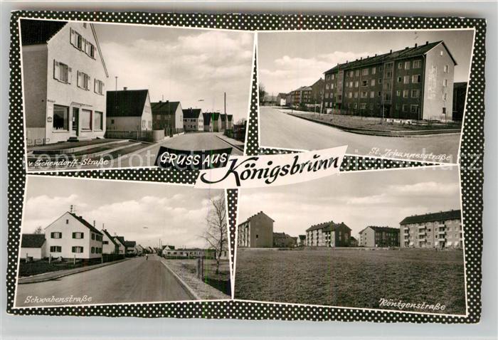 Koenigsbrunn Augsburg Sankt Johannesstrasse Schwabenstrasse Roentgenstrasse