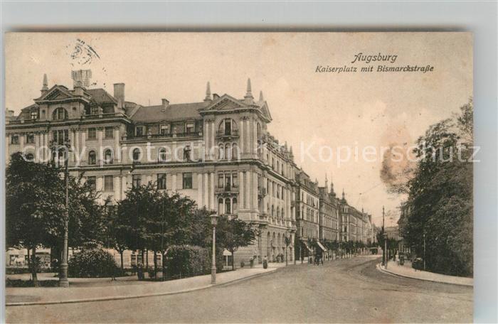 Augsburg Kaiserplatz Bismarckstrasse