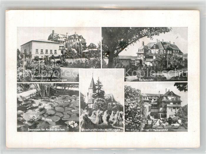 Moettlingen Rettungsarche Seerosen Teilansicht Blumhardskirche