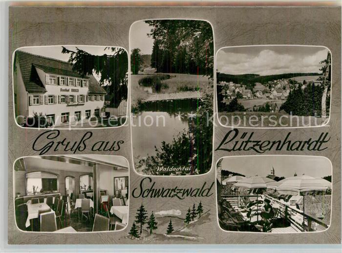 Luetzenhardt Waldbachtal Pension Hirsch Terrasse