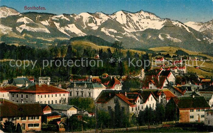 Sonthofen Oberallgaeu Teilansicht
