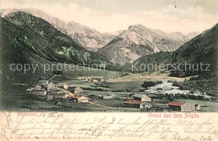 Hinterstein Bad Hindelang Teilansicht