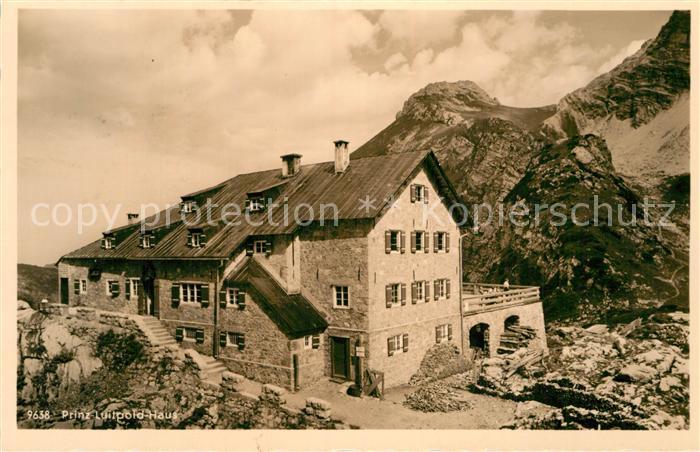 Hinterstein Bad Hindelang Prinz Luitpold Haus mit Glasfelder Alpen