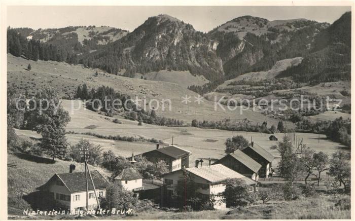 Hinterstein Bad Hindelang Weiler Bruk