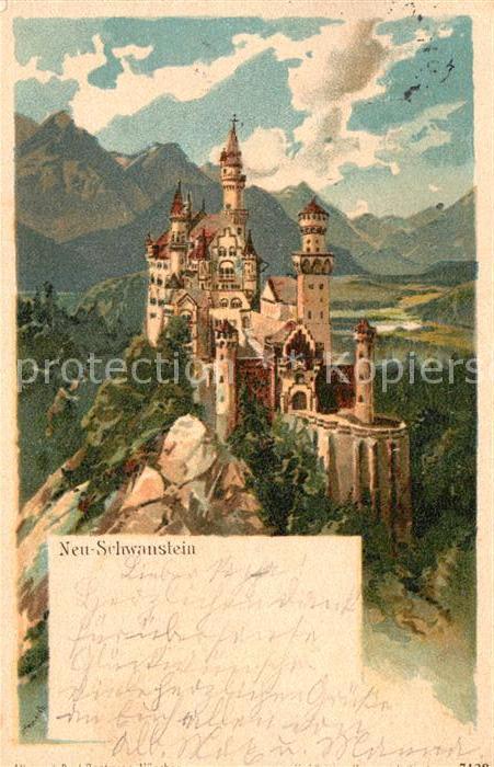 Fuessen Allgaeu Schloss Neuschwanstein