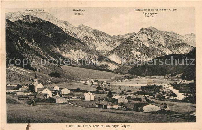 Hinterstein Bad Hindelang Teilansicht