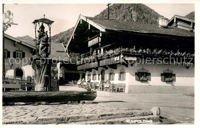Ruhpolding Bayern Brunnen