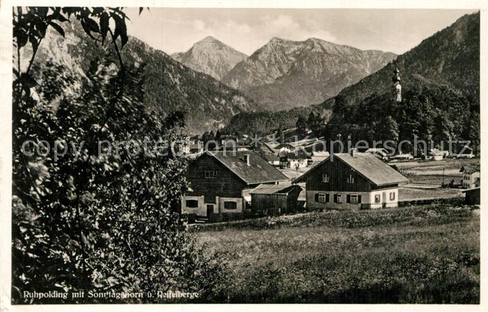Ruhpolding Bayern Sonntagshorn Reifelberge